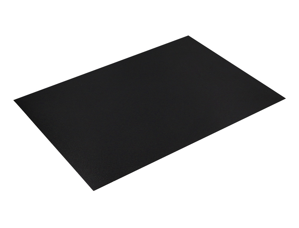 TAPA ENCUADERNACION LIDERPAPEL POLIPROPILENO A4 0.8MM NEGRO OPACO PAQUETE DE 50 UNIDADES