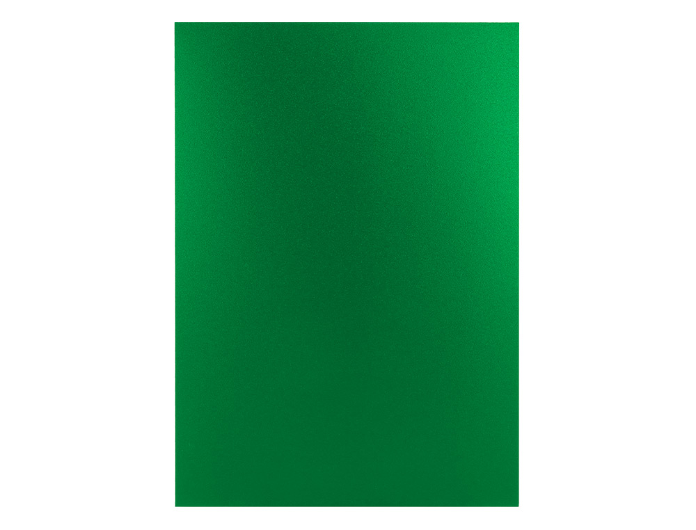 TAPA ENCUADERNACION LIDERPAPEL POLIPROPILENO A4 0.8MM VERDE OPACO PAQUETE DE 50 UNIDADES