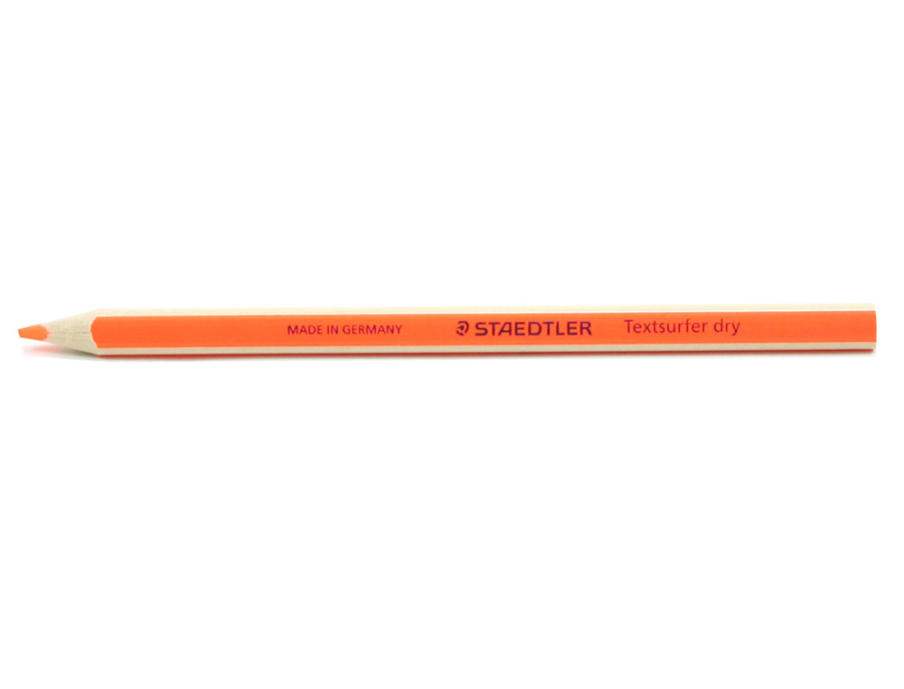 LAPICES FLUORESCENTE STAEDTLER TRIANGULAR TOP STAR NARANJA CAJA DE 12 UNIDADES
