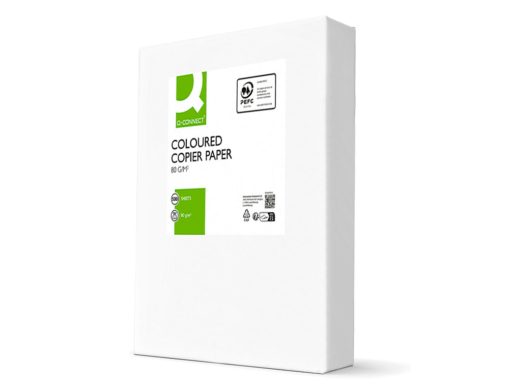 PAPEL COLOR Q-CONNECT DIN A4 80GR CHAMPAGNE PAQUETE DE 500 HOJAS