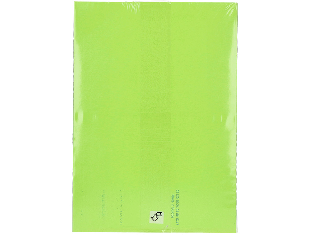 PAPEL COLOR Q-CONNECT DIN A4 80GR VERDE NEON PAQUETE DE 500 HOJAS