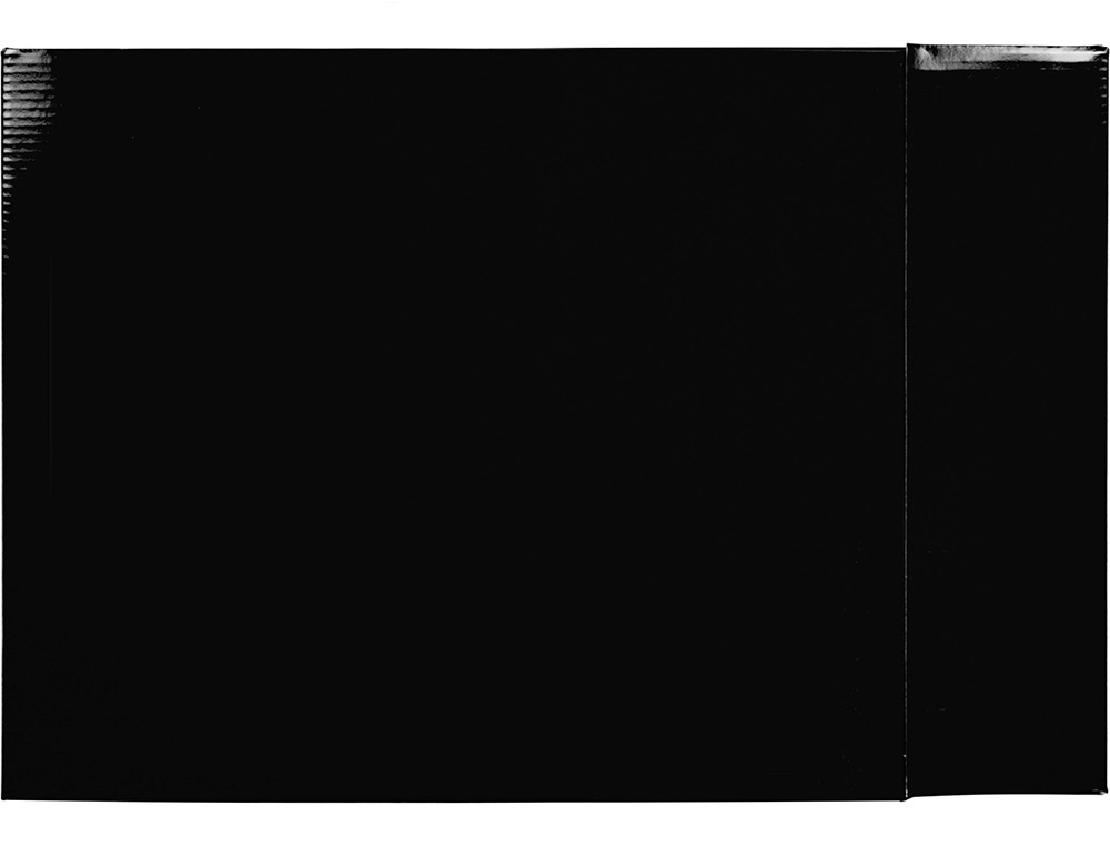 CAJA ARCHIVADOR LIDERPAPEL DE PALANCA CARTON FOLIO DOCUMENTA LOMO 75MM COLOR NEGRO