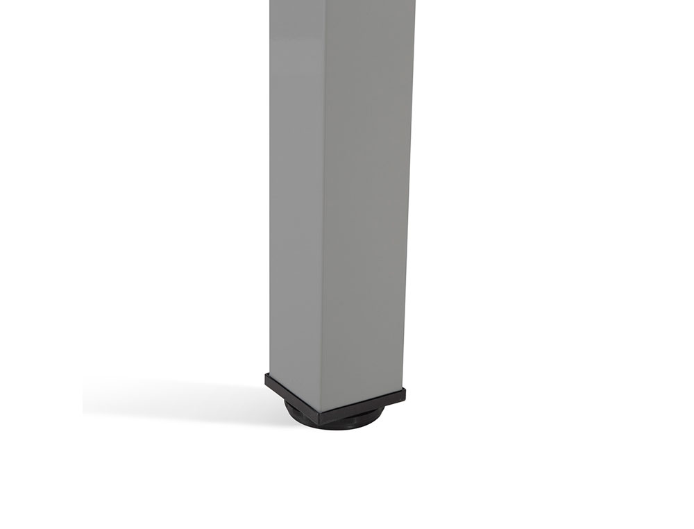 ALA PARA MESA ROCADA SERIE EXECUTIVE 60X 100 CM DERECHA O IZQUIERDA ACABADO AD02 ALUMINIO/ GRIS