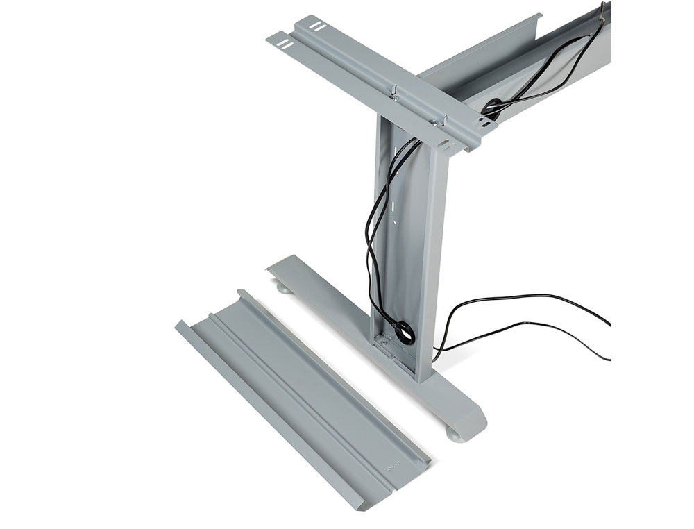 MESA ROCADA SERIE METAL 160X120 CM IZQUIERDA ACABADO AC01 HAYA