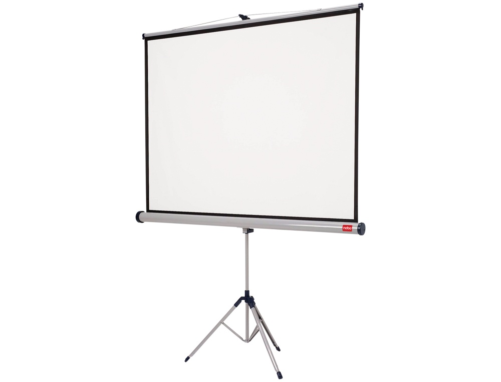 PANTALLA NOBO MURAL PARA PROYECCION BLANCO MATE CON TRIPODE 1500X1138 MM