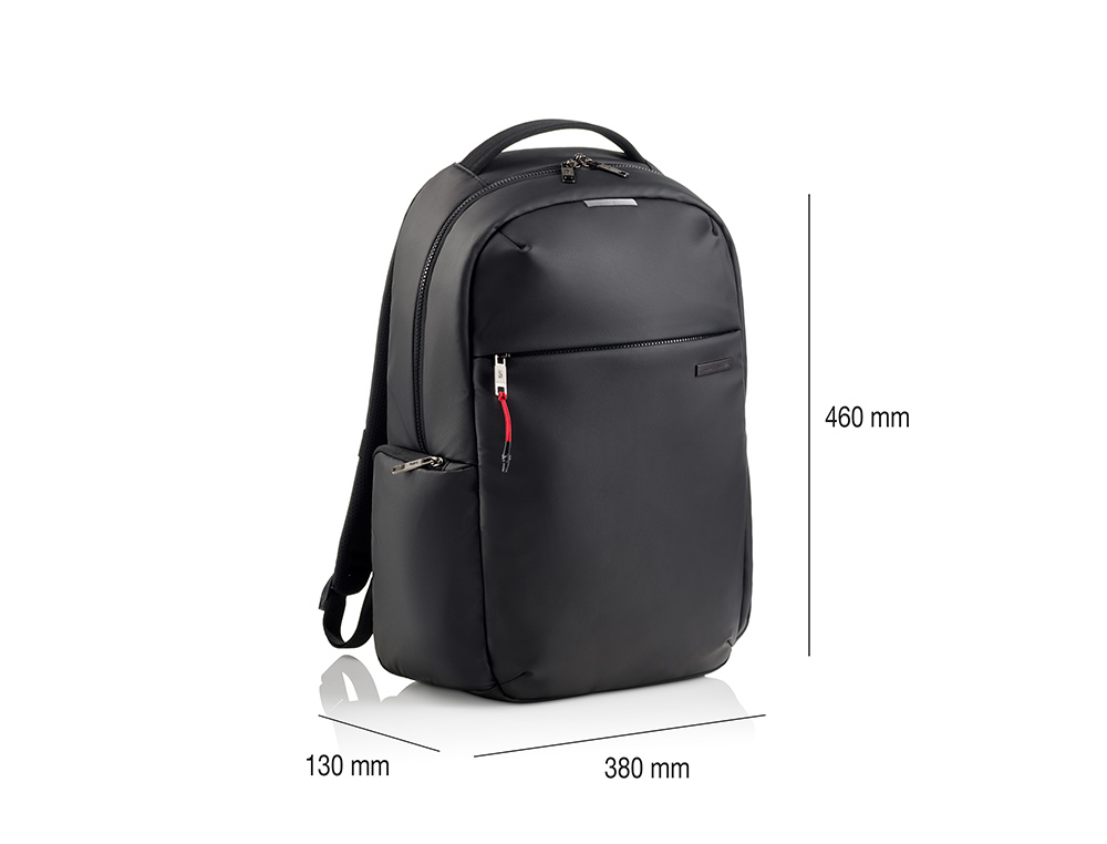 MOCHILA MIQUELRIUS BAG TO WORK ADAPTABLE A CARRO COLOR NEGRO 460X380 MM