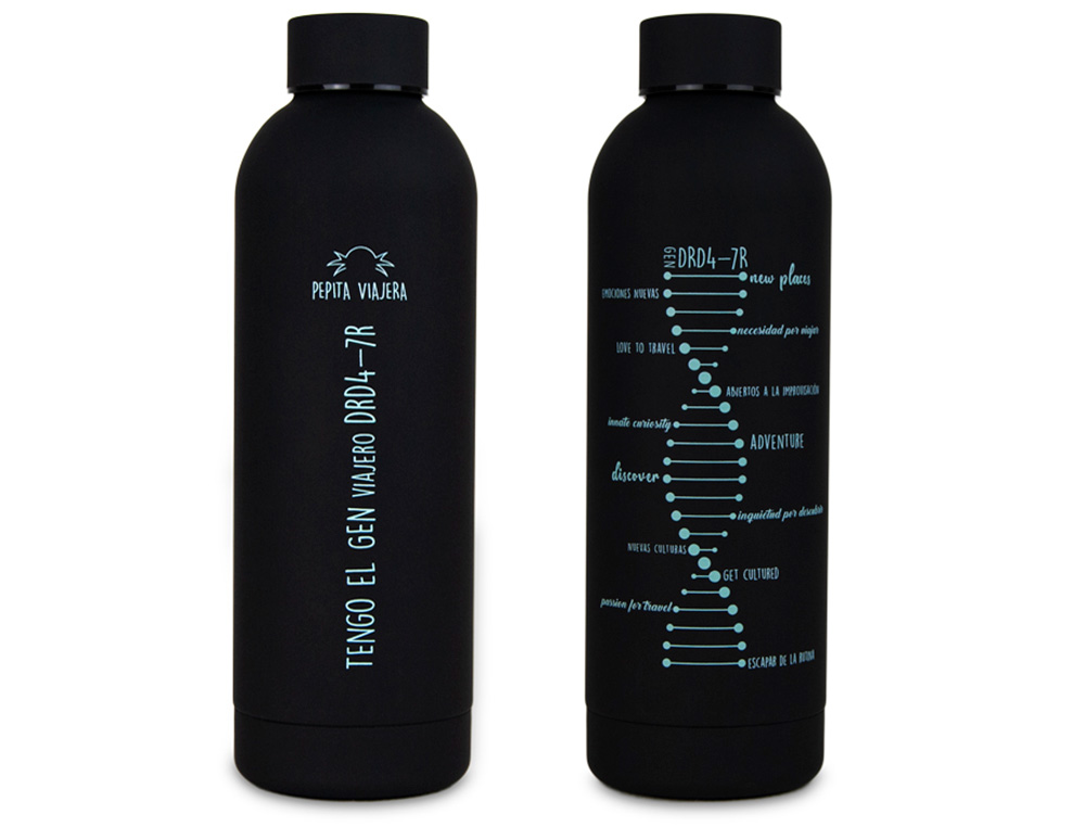 BOTELLA PORTALIQUIDOS PEPITA VIAJERA DRD4 500 ML