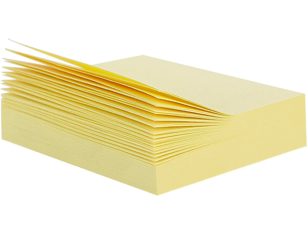 BLOC DE NOTAS ADHESIVAS QUITA Y PON CARLIN 38X51 MM CON 100 HOJAS