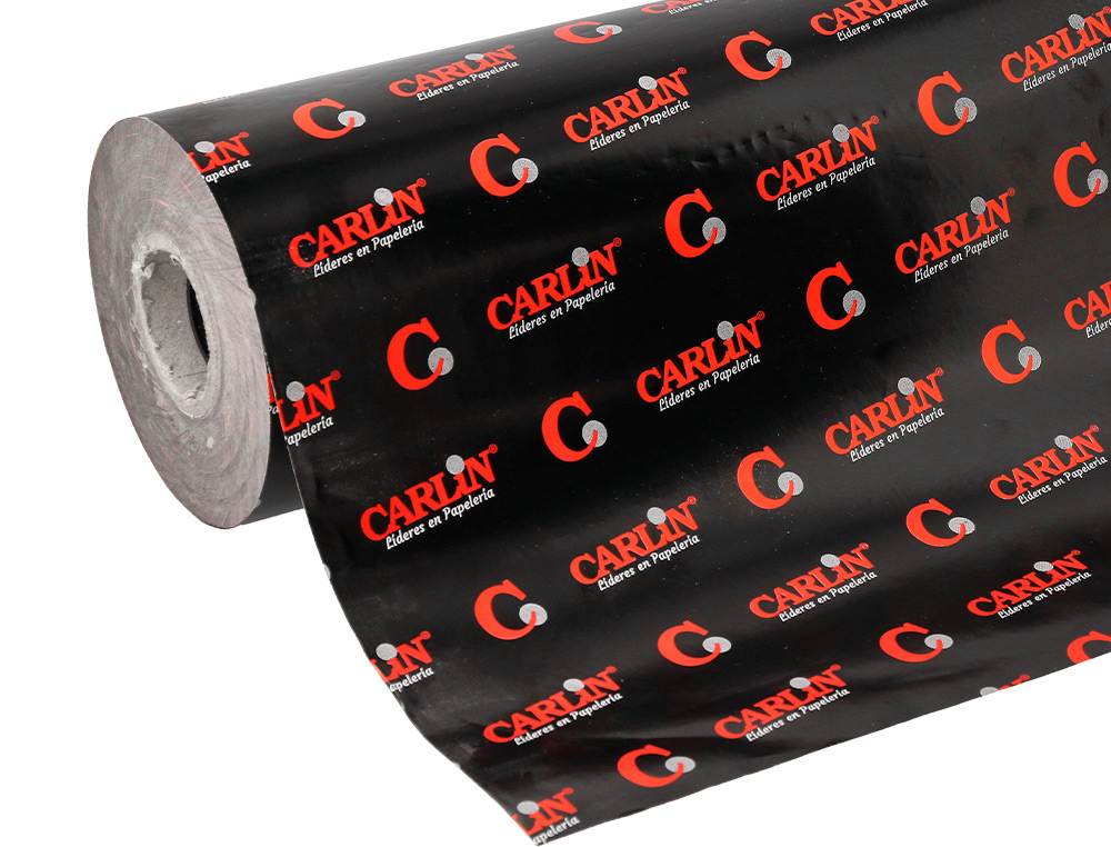 PAPEL DE REGALO ESTUCADO CARLIN BOBINA GRANDE ANCHO 70 CM PESO 10 KG