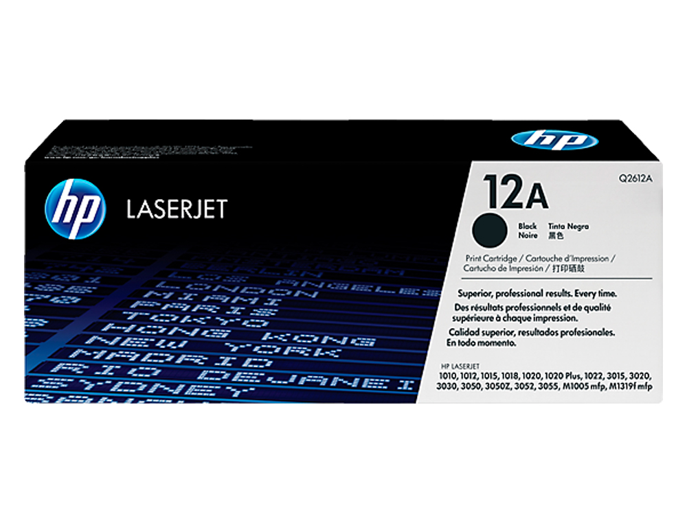 TONER HP LASERJET 1010 1012 1015 1018 1020 1022 3015 3020 3030 3050 3052 3055 ALL-IN-ONENEGRO -2.000PAG-