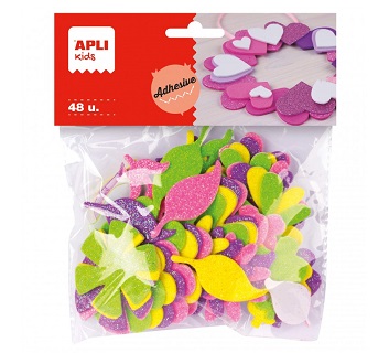 BOLSA DE FLORES GOMA EVA 48U APLI (13078)