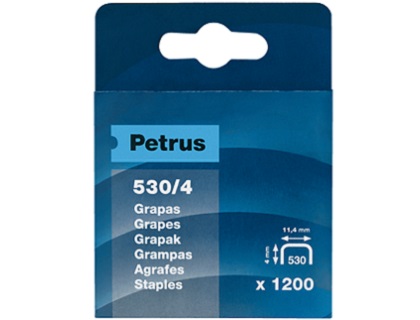 GRAPAS 530/4 DE 4MM DE ALTURA CAJA 5000 UNIDADES (77512)