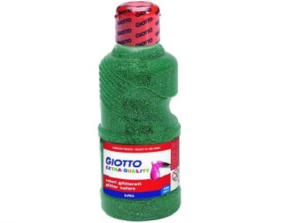 TEMPERA GLITTER GIOTTO VERDE FILA (531205)