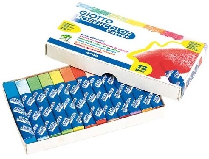 ESTUCHE 12 TIZAS CUADRADAS COLORES SURTIDOS