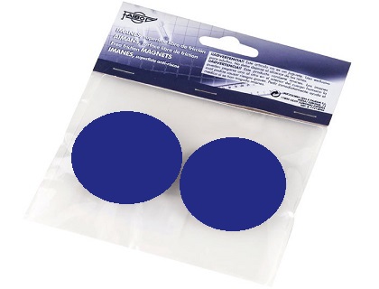IMANES DE 40 MM. BOLSA DE 2 IMANES COLOR AZUL FAIBO (60-40-07)