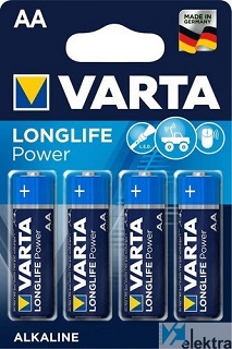 PILAS AA LR6 VARTA. PACK 4 UNDS.