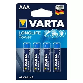 PILAS AAA LR03 VARTA. PACK 4 UNDS.