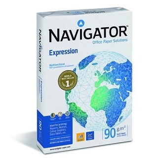 PAPEL A5 90gr. NAVIGATOR PAQUETE 500 HOJAS.