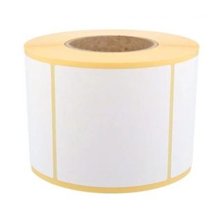 ETIQUETA PAPEL TERMICO 100X100 CM. ROLLOS 1000 ETIQUETAS  CAJAS 10 ROLLOS