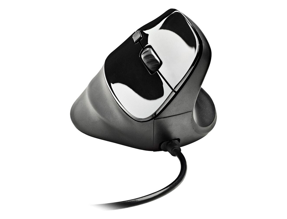 RATON NGS SAMSARA OPTICO 800/1600/2400/3200 DPI ERGONOMICO Y SILENCIOSO CON SENSOR LASER COLOR NEGRO