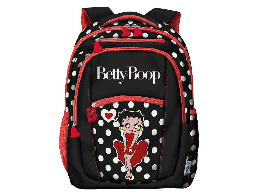 MOCHILA DOHE BETTY BOOP ADAPTABLE A CARRO TRES COMPARTIMENTOS 280X120X400 MM