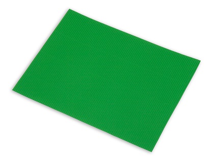 HOJA CARTON ONDULADO 50X70 VERDE FUERTE (05823)