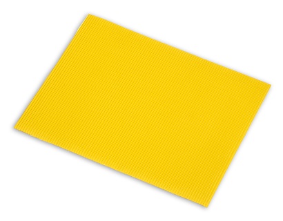 HOJA CARTON ONDULADO 50X70 AMARILLO (05918)