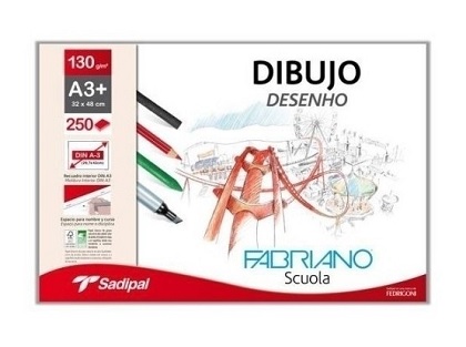CAJA PAPEL DIBUJO A3 130GR 250H FABRIANO (71329742)