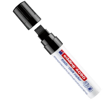 MARCADOR CRISTAL NEGRO EDDING 4090 CARLOS WENDEL (4090-001)