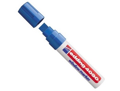 MARCADOR CRISTAL AZUL EDDING 4090 CARLOS WENDEL (4090-03)