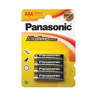 PILA ALCALINA LR03 AAA PANASONIC BRONZE U (0810111.1)