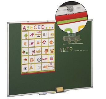 PIZARRA VERDE MARCO DE ALUMINIO 122X150