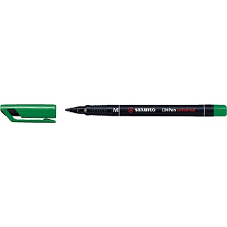 ROTULADOR PERMANENTE OH PEN PUNTA MEDIA VERDE