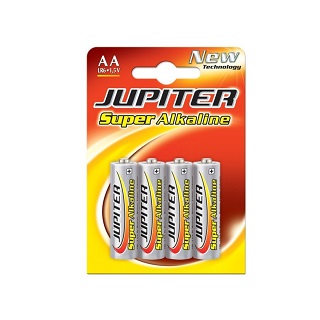 PILA ALKALINA AA PACK 4 UDS. JUPITER