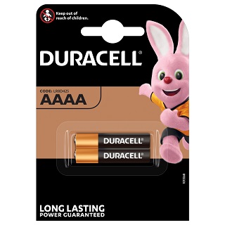 PILA ALCALINA AAAA DURACEL 1,5V