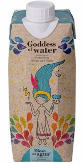 BRICK DE AGUA DE 33CL  LA DIOSA DEL AGUA