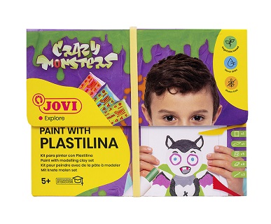 JUEGO JOVI PLASTILINA CRAZY MONSTER KIT