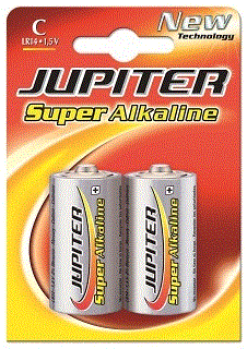 PILAS LR14 1,5V BLISTER 2 UNID. JUPITER