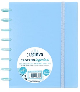 CUADERNO CARCHIVO INGENIOX A4 100H. CUADRICULA AZUL