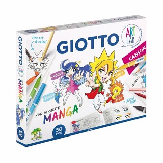 SET CREATIVO GIOTTO ART LAB MANGA
