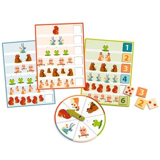JUEGO BINGO 1,2,3  NUMEROS DJECO