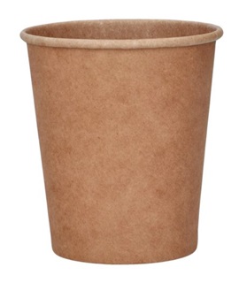 VASO DE PAPEL KRAFT 190 MML. 50U
